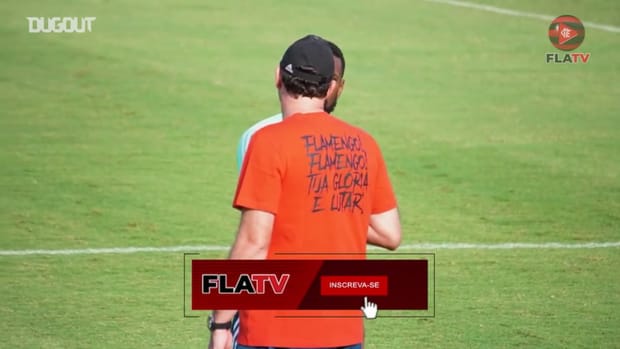  Flamengo complete the first training session of the week